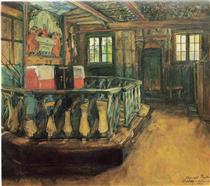 The Altar at Uvdal Stave Church - Harriet Backer