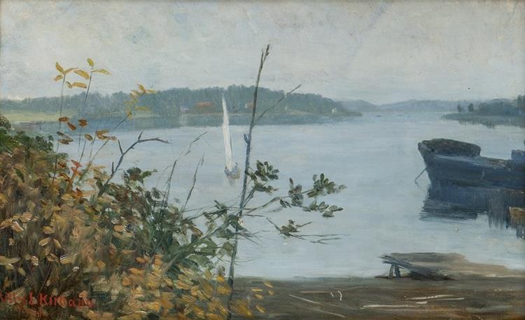 Fjord Landscape, 1901 - Китти Хьелланн