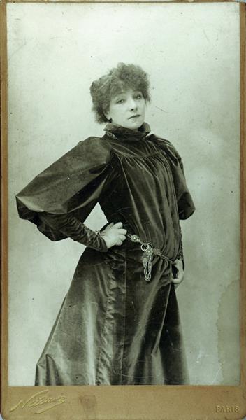 Sarah Bernhardt, c.1880 - Надар