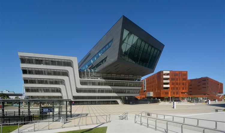 Vienna University of Economics and Business Library and Learning Center, 2013 - Zaha Hadid