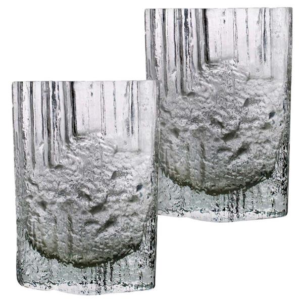 Ice Glass Vases, Iittala, c.1970 - Tapio Wirkkala