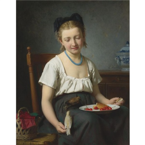 The Snack, 1870 - Émile Auguste Hublin