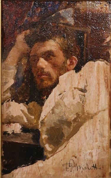 Self-portrait - Francesco Paolo Michetti
