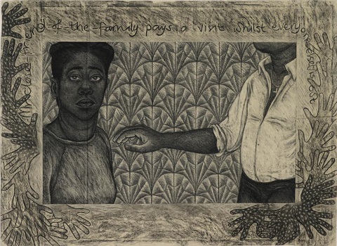 Mr. Close-Friend-of-the-Family Pays a Visit Whilst Everyone Else is Out, 1985 - Sonia Boyce