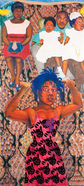She Ain't Holding Them Up, She's Holding On (Some English Rose), 1986 - Sonia Boyce
