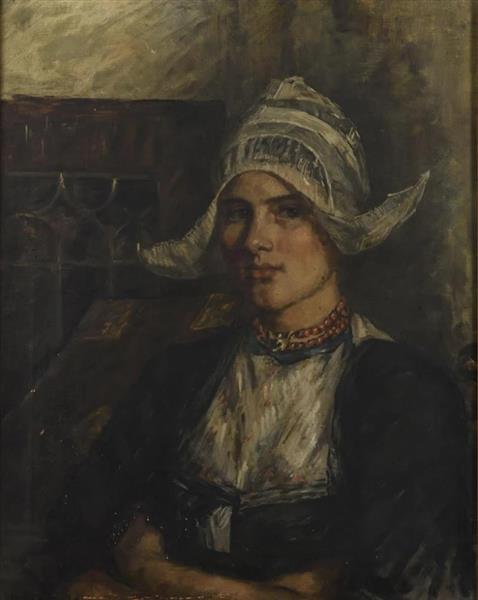 Bildnis Einer Jungen Magd, 1910 - Thérèse Schwartze