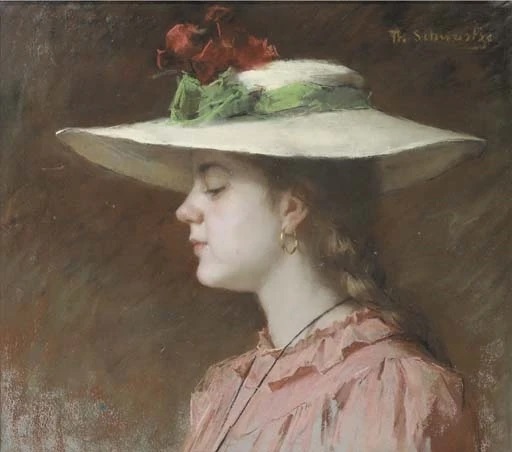 Portrait of Lizzy Ansingh as a Young Girl - Тереза Шварце