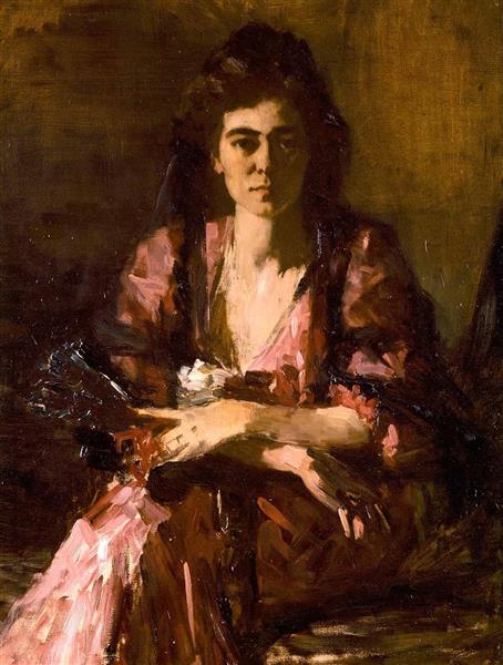 Portrait of Lizzy Ansingh, c.1909 - Thérèse Schwartze