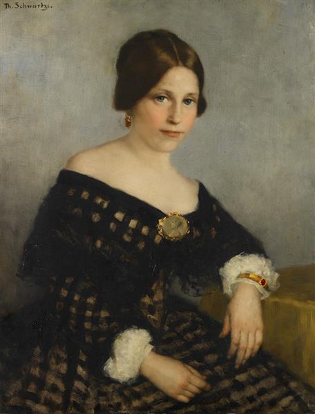 Portrait of Sophia Adriana De Bruijn, 1890 - Thérèse Schwartze