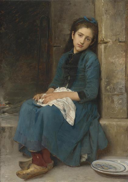 Pensive girl  (Innocence), 1904 - Léon Bazile Perrault