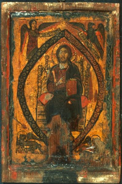 Christ in glory, c.1200 - Orthodox Icons