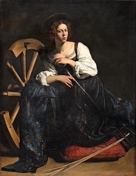 Saint Catherine of Alexandria, c.1598 - Caravaggio