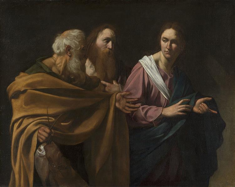The Calling of Saints Peter and Andrew, 1606 - Караваджо