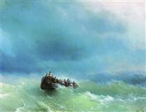 On the storm - Iván Aivazovski