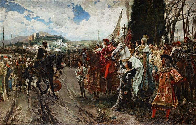 The Capitulation of Granada, 1882 - Francisco Pradilla