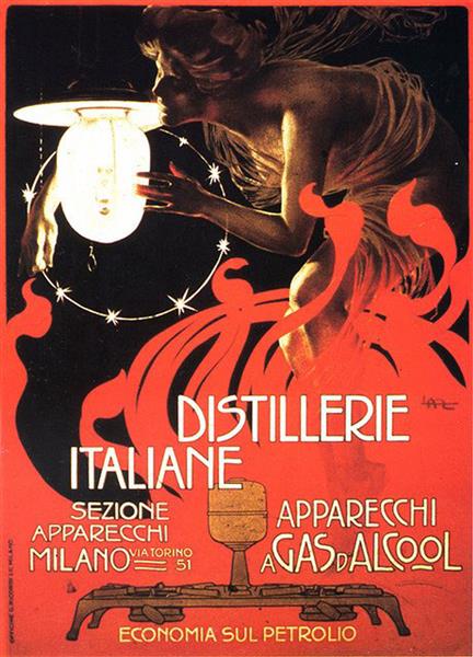 Distillerie italiane, 1899 - Leopoldo Metlicovitz