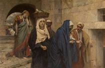 The Holy Women return from Christ's tomb - Pierre Jean Van der Ouderaa