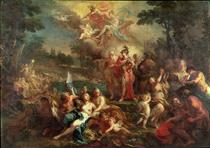 The Vision of Aeneas in the Elysian Fields - 賽巴斯蒂安諾‧孔卡