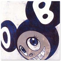 Takashi Murakami, Eye Love Superflat (Blue) (2003)