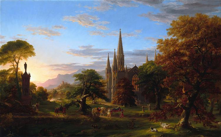 The Return, 1838 - Томас Коул