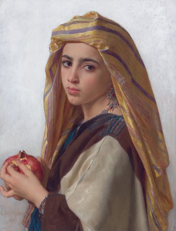 Girl with a Pomegranate, 1875 - Адольф Вільям Бугро