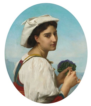 Le Bouquet de Violettes, 1870 - Вильям Адольф Бугро