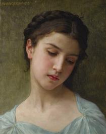 Portrait of a Young Girl - William-Adolphe Bouguereau