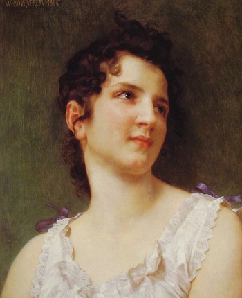 Portrait of a young gir, 1896 - Адольф Вільям Бугро