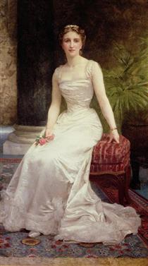 Portrait of Madame Olry Roederer - William-Adolphe Bouguereau