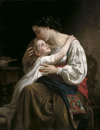 Raising Her Up, 1865 - 布格羅