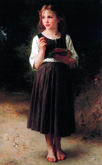 Raspberry Girl, 1890 - William-Adolphe Bouguereau