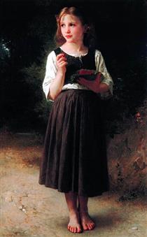 Raspberry Girl - William-Adolphe Bouguereau