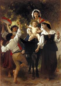 Return from the Harvest - William Adolphe Bouguereau