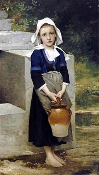Water Carrier - William Adolphe Bouguereau