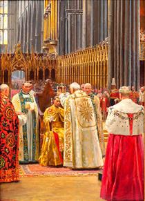 The Royal Coronation Ceremony of H.M. King George VI - Fortunino Matania