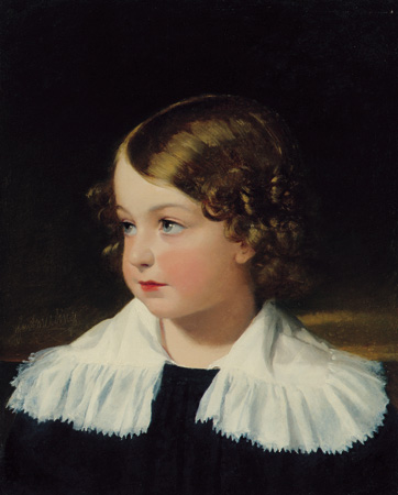 Portrait of a boy (Eduard Edler von Mosel), 1830 - Friedrich von Amerling