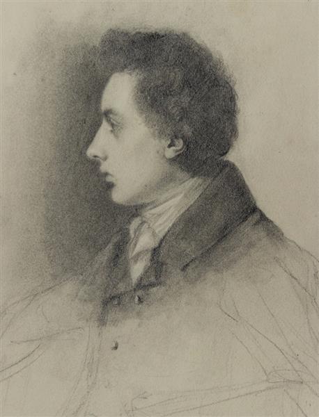Sketch-Portrait of Louis-Michel-Victor Mercier, 1832 - Henri Lehmann