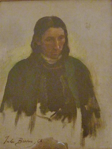 The beadle of Kerlaz, 1868 - Jules Breton