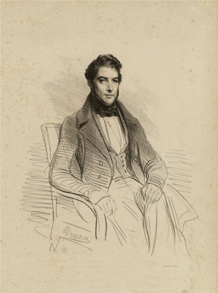 Adolphe Goupil, prints editor, c.1831 - Ашиль Девериа