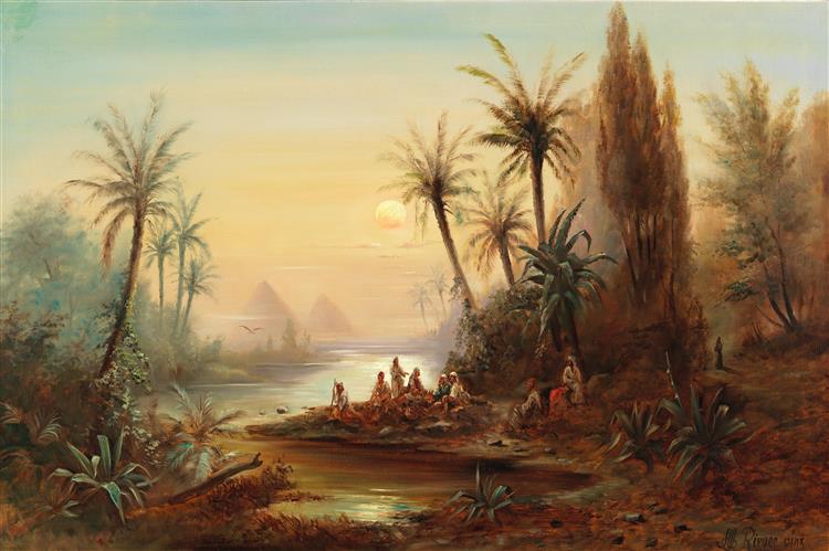 Abend Am Nil - Albert Rieger