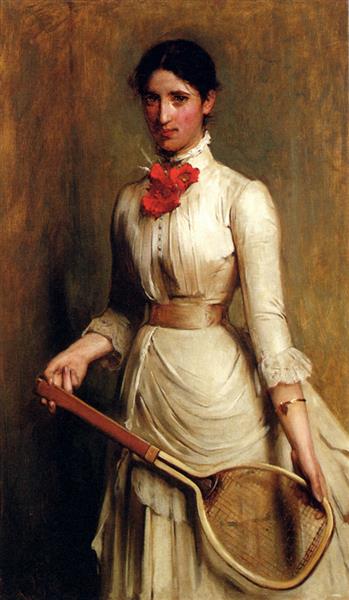 Portrait Of His Sister In Law, 1882 - Артур Гакер