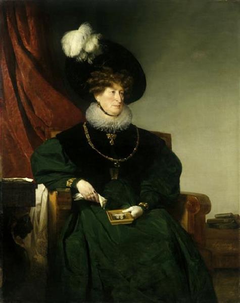Portrait of the Baroness Cecilie von Eskeles, 1832 - Фридрих фон Амерлинг