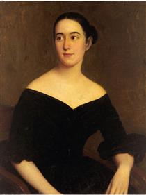 Portrait of Cornelia Knott Miltenberger - Jacques Amans