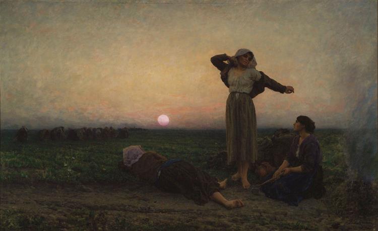The evening, 1880 - Jules Breton