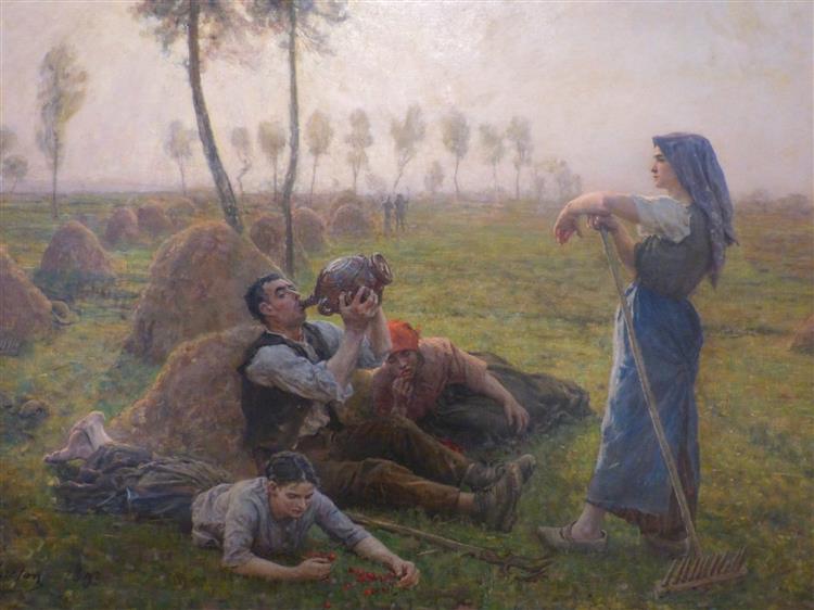 Peasants Resting (June 1882), 1882 - Jules Breton
