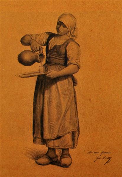 The milk girl, 1898 - 1899 - Жуль Бретон