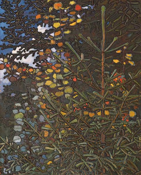 Aspen and Spruce, 1896 - Maria Yakunchikova
