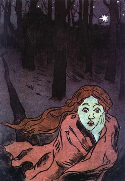 Fear, 1893 - 1895 - Maria Yakunchikova