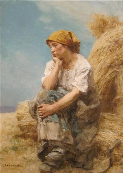 Peasant Woman Resting, 1903 - Léon Augustin Lhermitte