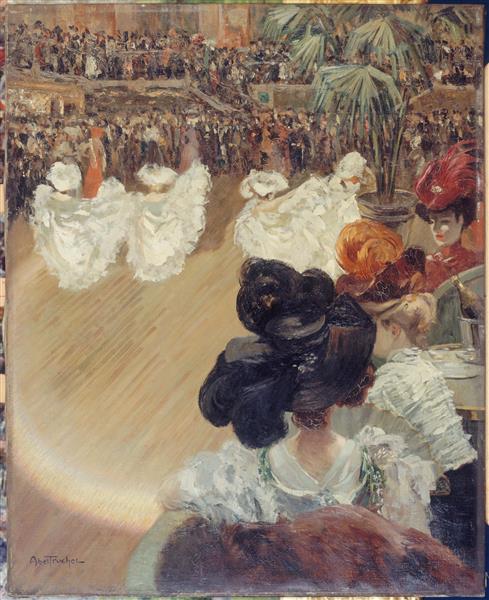 Quadrille at the Bal Tabarin, c.1906 - Луи Абель-Трюше